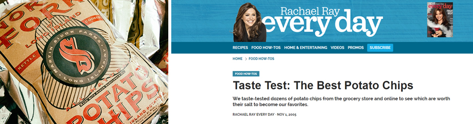 North Fork Chips Featured on The Rachael Ray Magazine